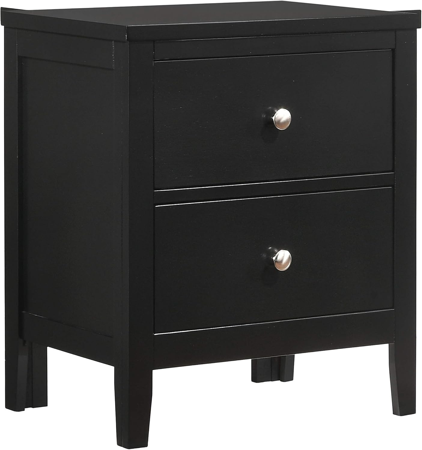 Amazon.com: Coaster Furniture Carlton 2-Drawer Rectangular Black ... regarding Understanding the Versatility of Carlton 2-Drawer Rectangular Nightstand Cappuccino in Modern Bedrooms