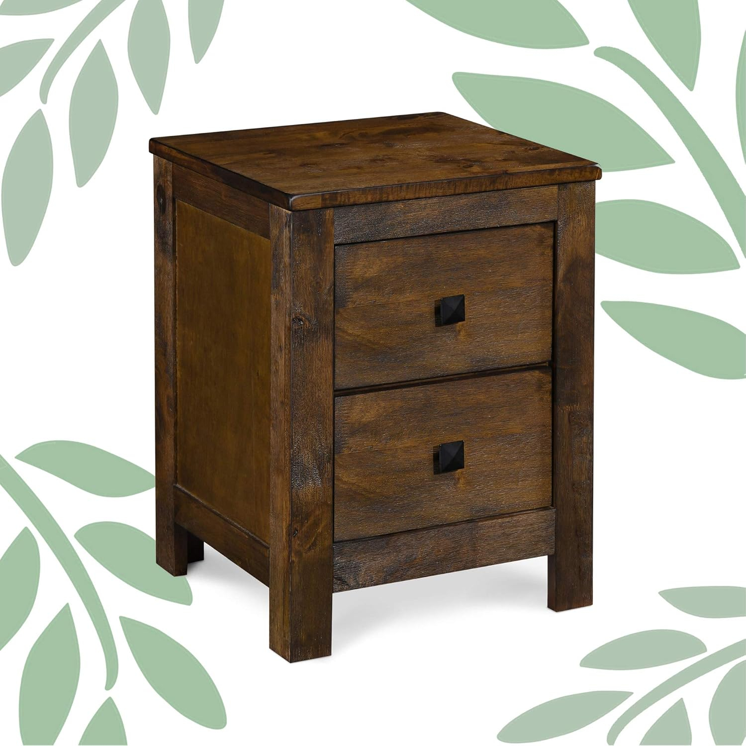 Amazon.com: Finch Stratford Farmhouse Wooden Nightstand Bedside End ... within Timeless craftsmanship in solid wood bedroom furniture