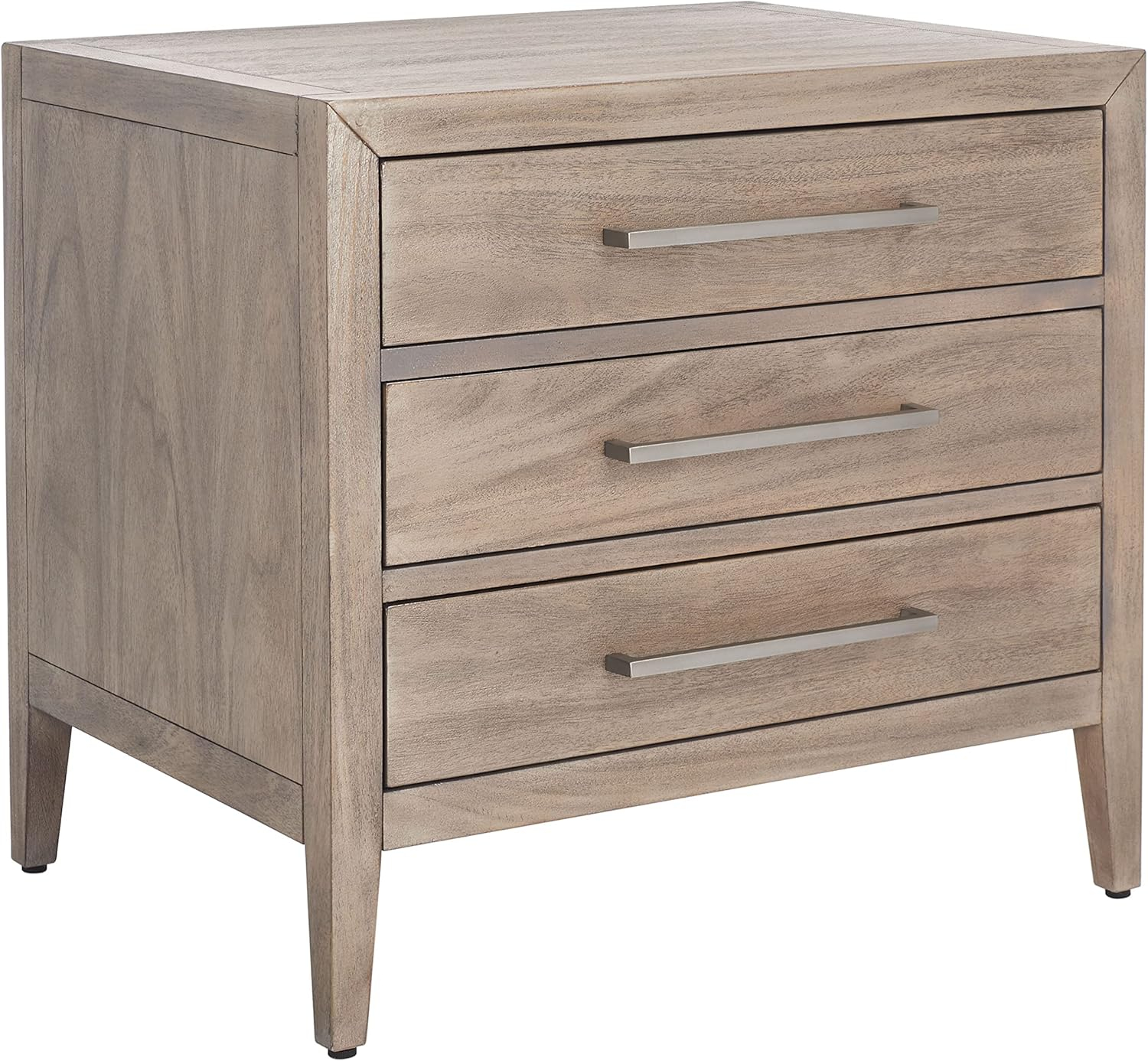 Amazon.com: Safavieh Couture Home Collection Ariella Light Brown 3 ... pertaining to Safavieh Couture Abbiava 3 Drawer Wood Nightstand, Natural