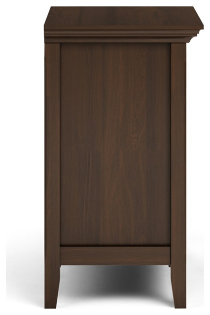 Amherst Wood 24" Wide Traditional Bedside Nightstand Table In Natural ... inside Design Elements That Make Hickory Brown Nightstands Popular