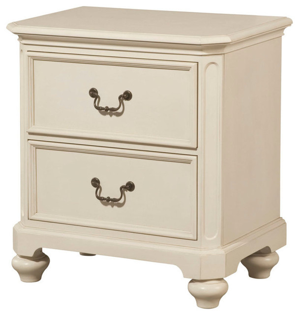 Antique White Nightstand Set At Tamara Wilson Blog throughout Exploring the appeal of vintage-inspired bedroom accents