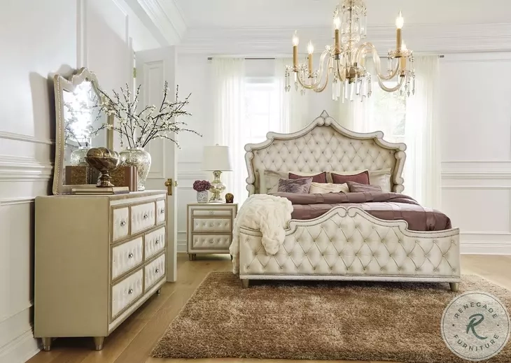 Antonella Ivory And Camel Nightstand From Coaster Furniture | Coleman ... with Exploring the versatility of neutral color palettes in furniture