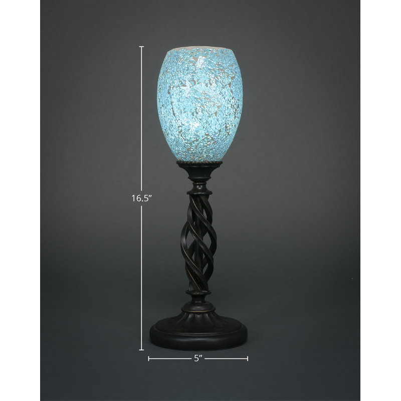 Astoria Grand Elegante 1-Light Table Lamp & Reviews | Wayfair intended for The Allure of Gold Champagne Crystal Glass in Lighting