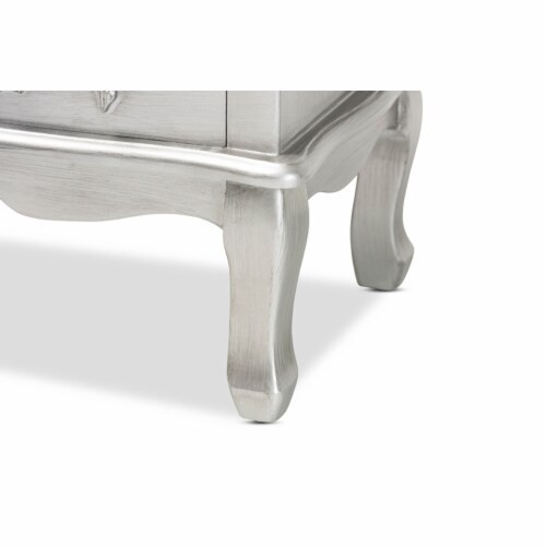 Baxton Studio Callen Classic And Traditional Brushed Silver Finished ... with Understanding the craftsmanship behind traditional white wood nightstands