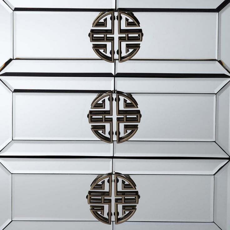 Baxton Studio Laken 3 Drawer Nightstand In Mirrored | Wood | Nebraska ... in Understanding the Appeal of Mirrored Nightstands in Modern Bedrooms