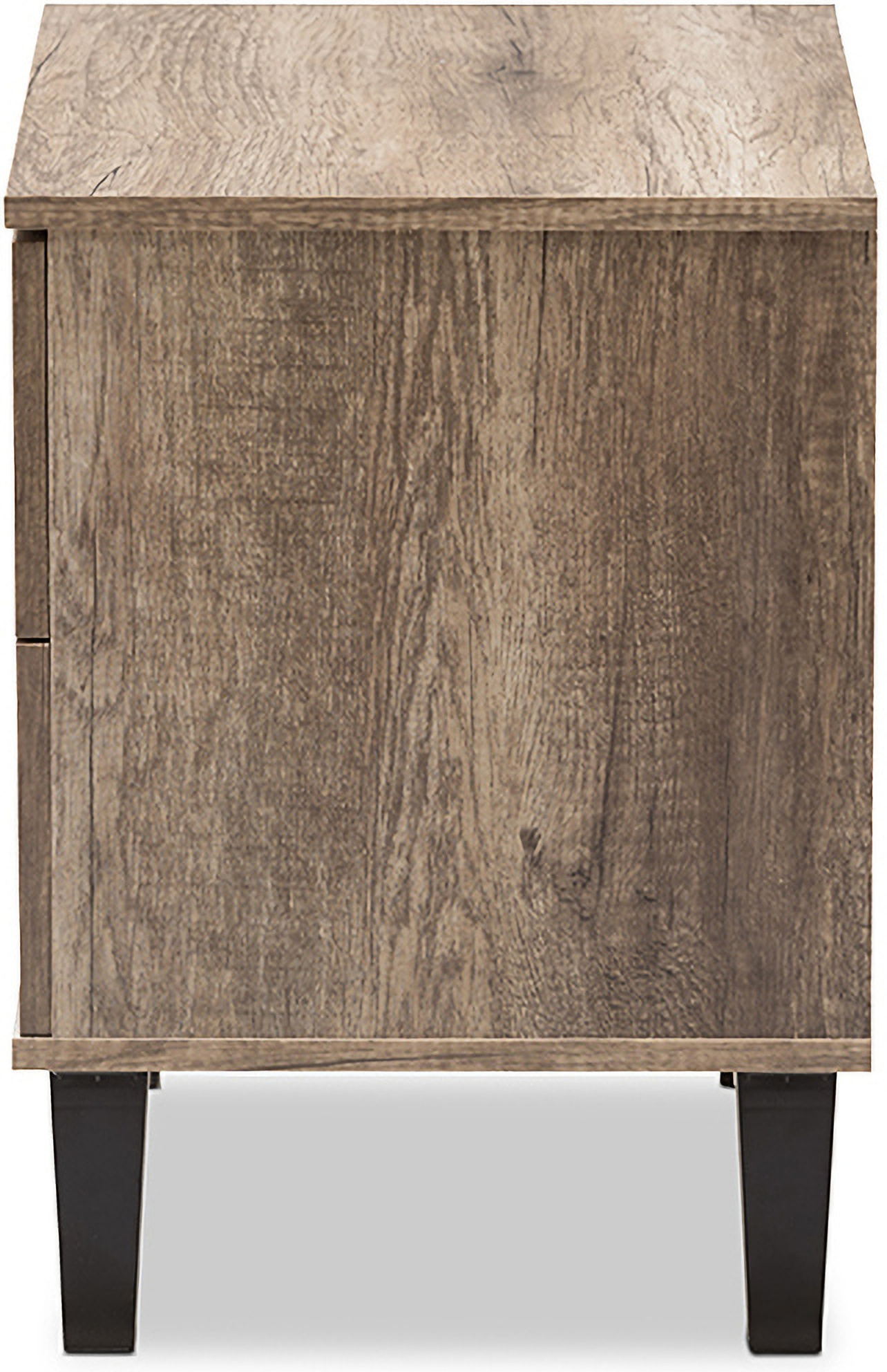 Baxton Studio Swanson Modern And Contemporary Light Brown Wood 2-Drawer ... with regard to Exploring the Versatility of Light Brown Wood in Furniture Design