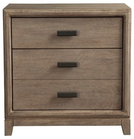 Benzara Bm171906 Wooden Nightstand With 3 Drawer, Brown - Transitional ... for How to choose the right bedroom furniture for your space