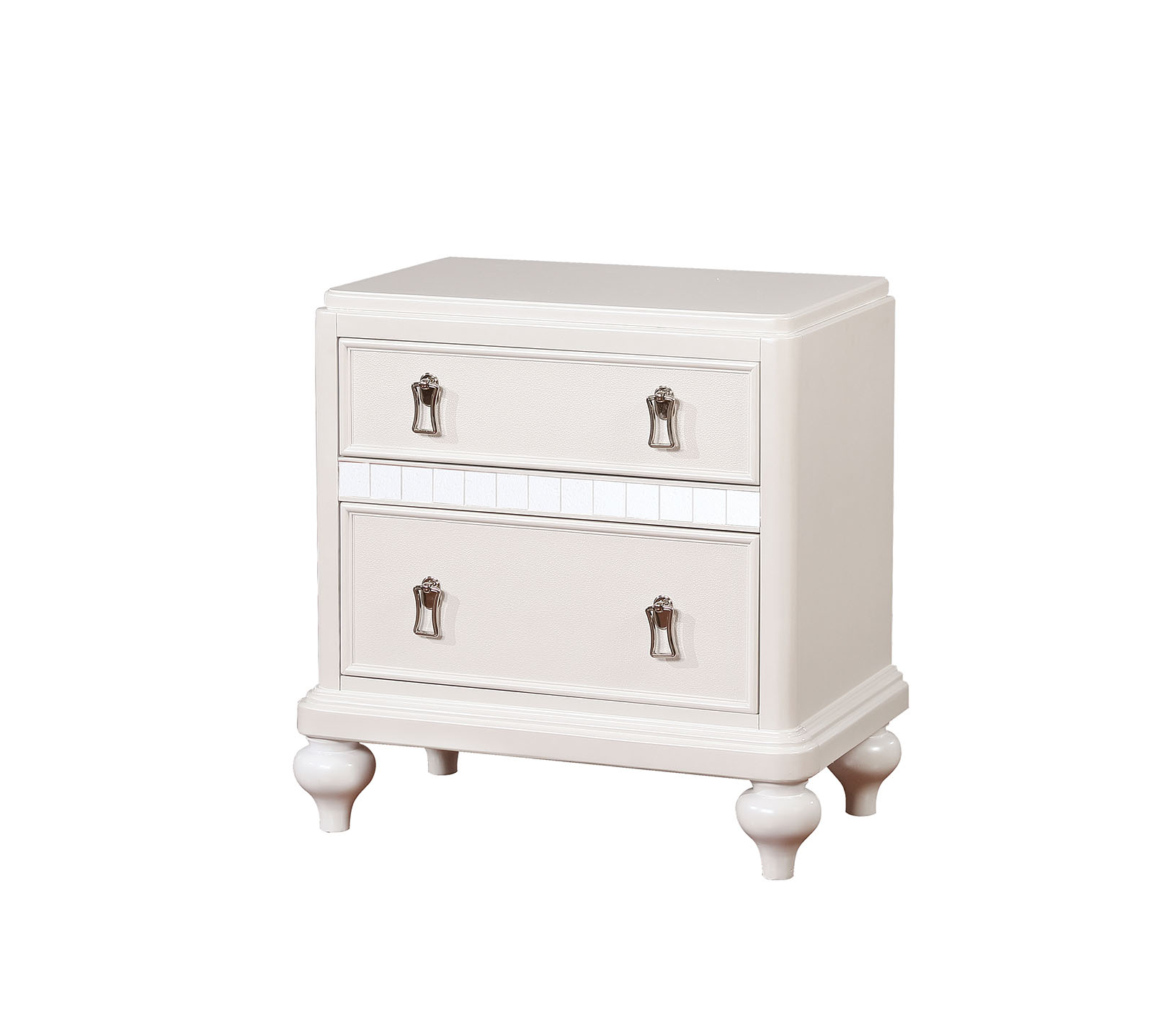 Benzara Mirror Trim Accented Solid Wood Night Stand With Felt-Lined ... regarding Benzara BM187233 Secrets I Wish I Knew Before Buying