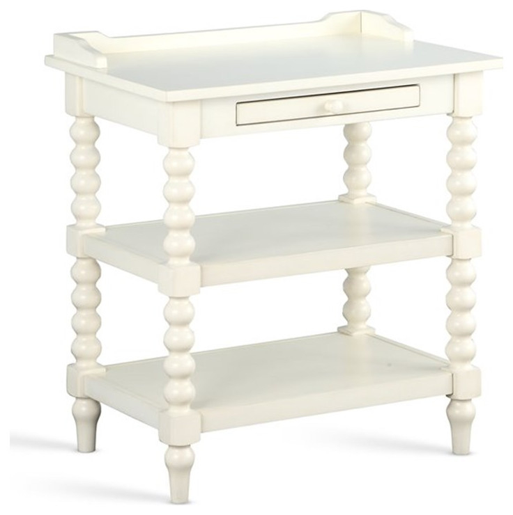 How Bowery Hill’s White Wood Nightstand Combines Classic Elegance with Contemporary Functionality