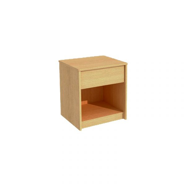 Bristol 1 Drawer Nightstand – Foliot Furniture with Riverbay Furniture Bristol 1-Drawer Wood Nightstand