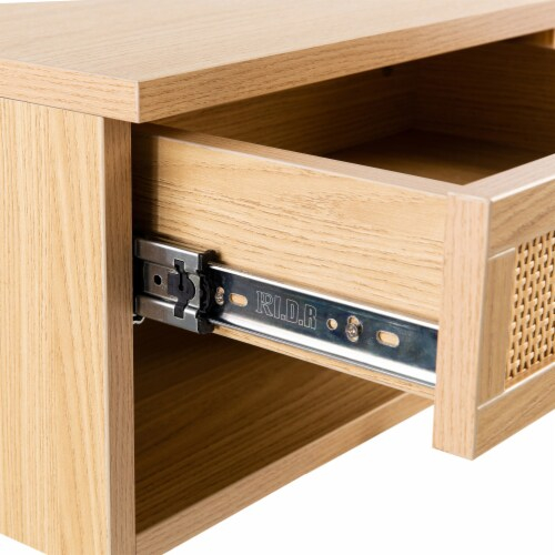 Celerie Mid-Century Modern Floating Wall Nightstand With Soft-Close ... with regard to 15.71"Wall Mounted Nightstand W/ Soft-Close Rattan Drawer