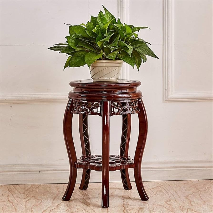 Cherry Pedestal Plant Stand Cherry Plant Stand Contemporary Design pertaining to Butler Chatsworth Plantation Cherry Pedestal Plant Stand