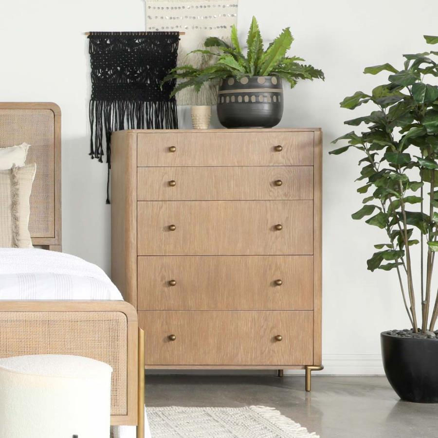 Chest & Nightstands | Home + Patio Gallery 4/6 intended for Coaster Arini 3-Drawer Contemporary Wood Nightstand In Sand Wash