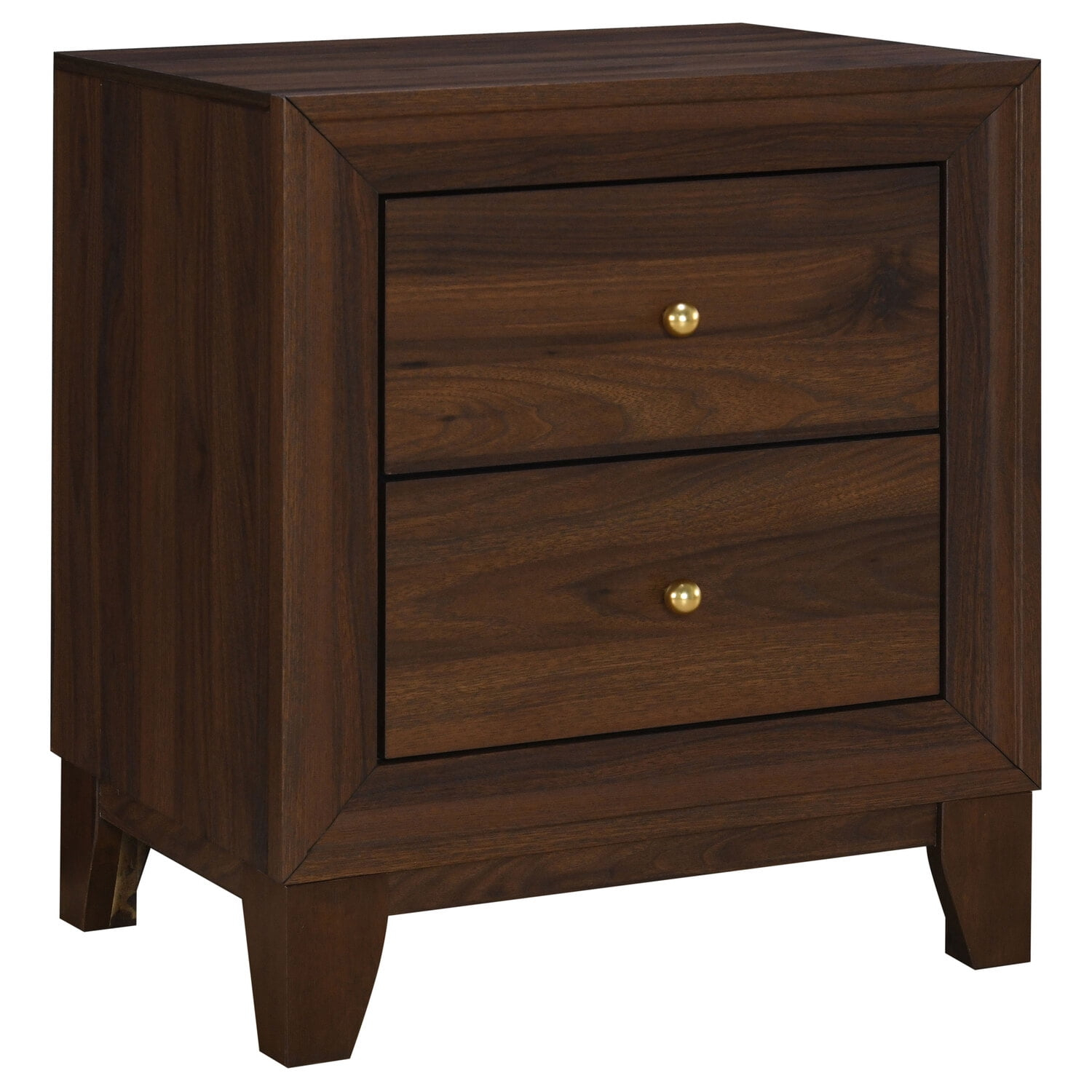 Coaster Welsley 2-Drawer Rectangular Transitional Wood Nightstand In ... intended for Understanding the Versatility of Carlton 2-Drawer Rectangular Nightstand Cappuccino in Modern Bedrooms