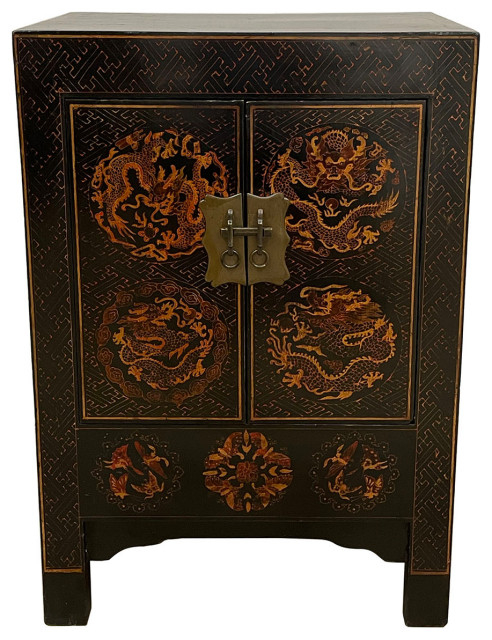 The Cultural Meaning Embedded in Chinese Painted Dragon Nightstands