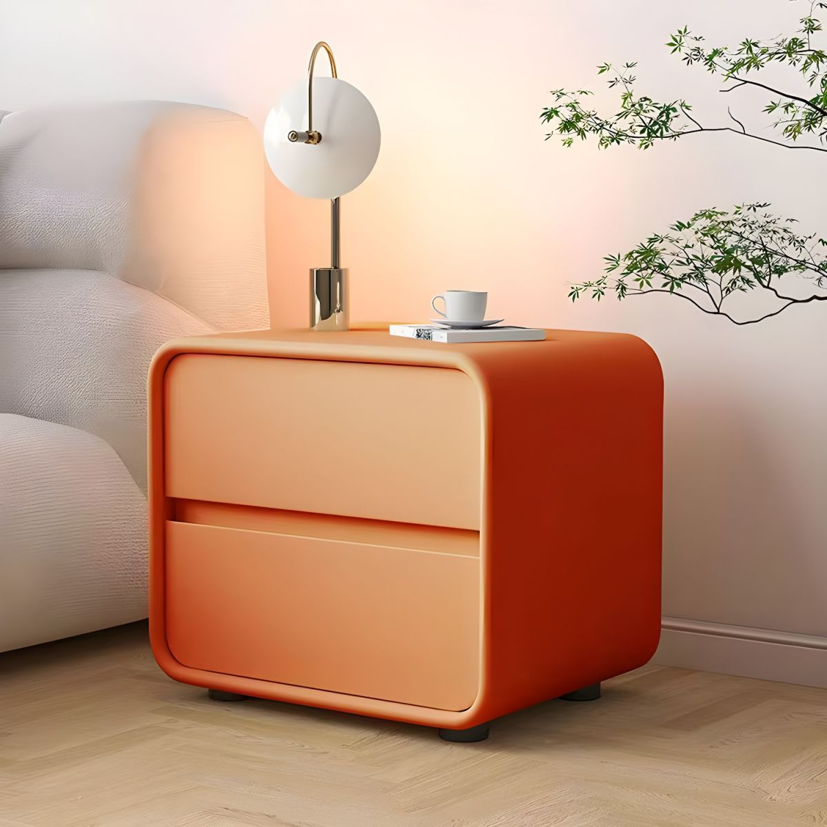 Contemporary Accent Table Nightstand Drawer Storage Bedside Cabinet ... within Benzara BM280272 nightstand review how it fits into modern bedroom design