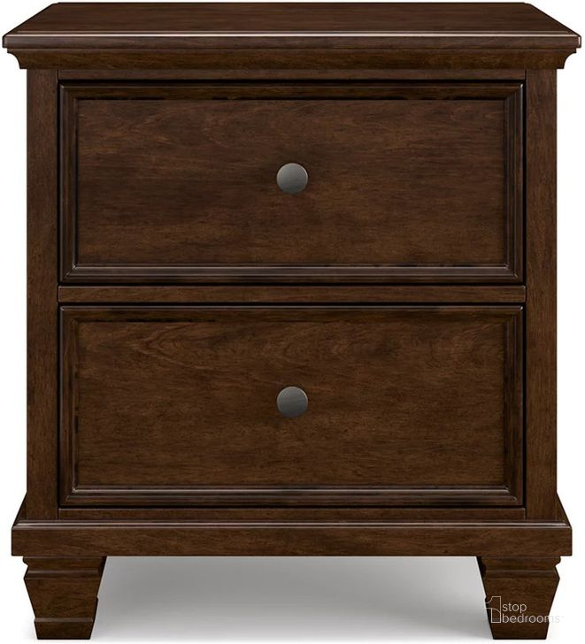 Danabrin Brown Two Drawer Night Stand By Ashley Furniture | 1Stopbedrooms with regard to Benzara Bm171566 Pine Wood 2- Drawer Night Stand,Brown