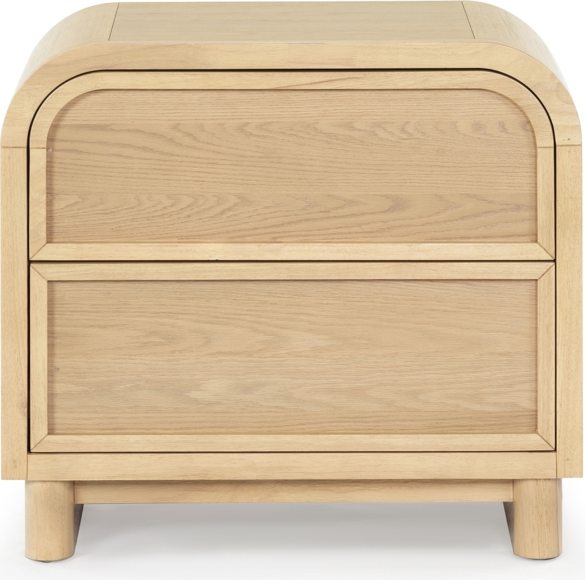 Dinah 2 Drawer Wood Nightstand In Natural By Safavieh Couture ... intended for Exploring the aesthetic appeal of natural material furniture pieces
