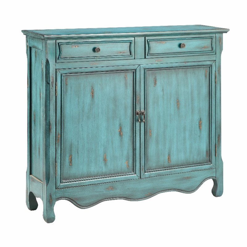 Distressed Blue Accent Cabinet – Everything Turquoise intended for Distressed Ink Light Blue Mix Color Small End Table Nightstand Cabinet Hws4375