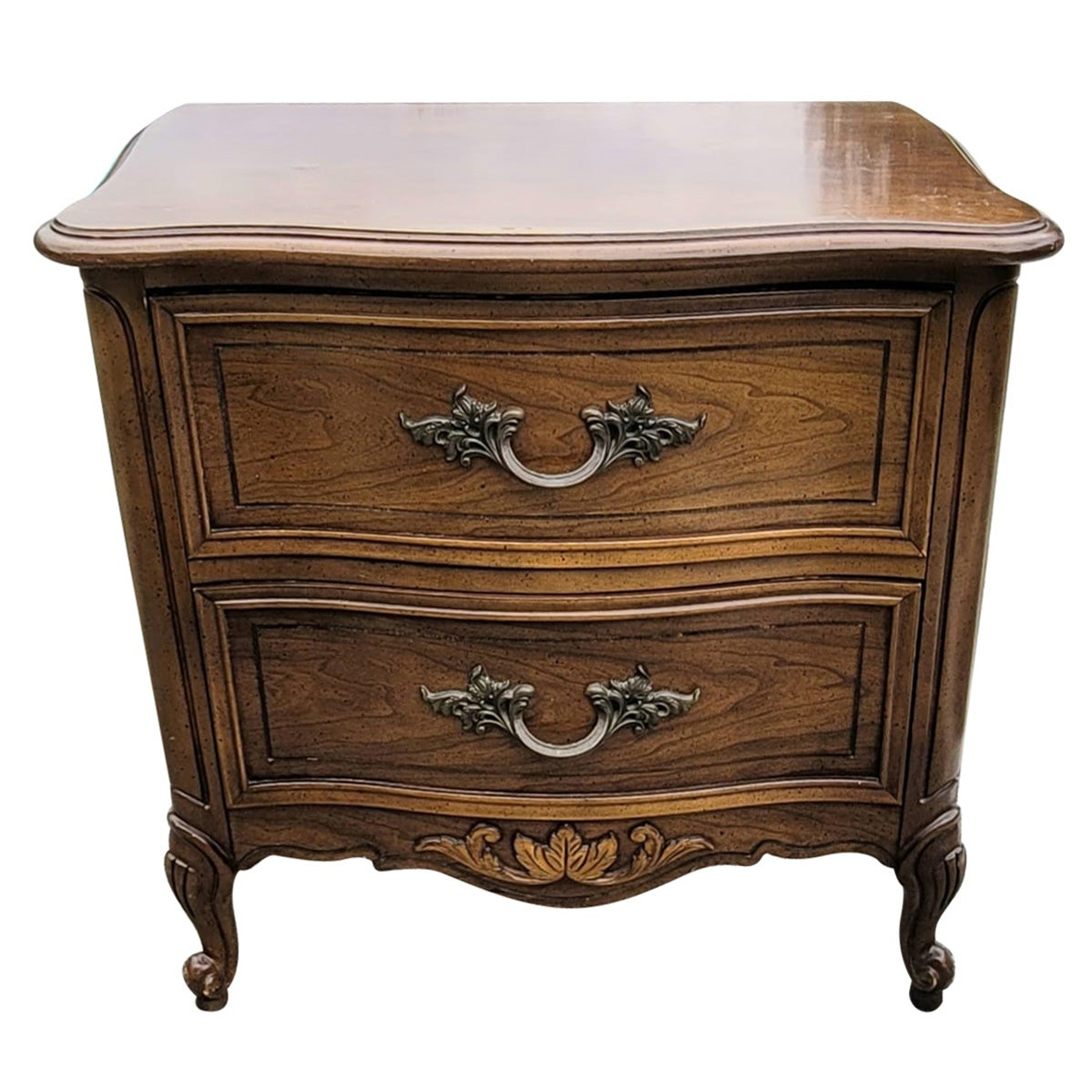 Dixie Provincial Style Bedside Chest Of Drawers Nightstand For Sale At ... pertaining to Uncovering the Stories Hidden in Consigned Antique Nightstands from Provence