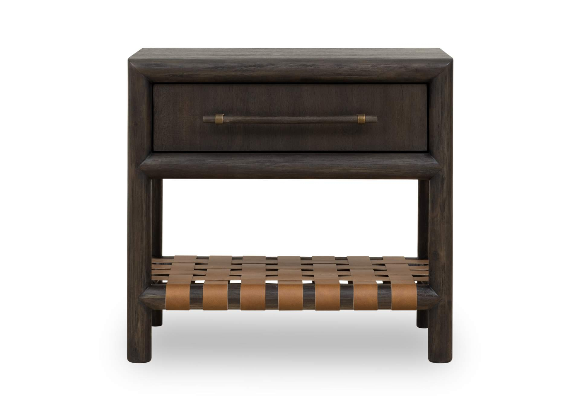 Dorsey Two Drawer Usb - Charging Nightstand In Basalt Grey for The Art of Functional Minimalist Bedroom Design