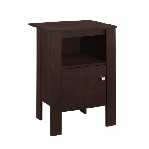 Ergode Accent Table - Espresso Night Stand With Storage, 1 - Kroger within Nightstand Beside Table Chest Sofa Table End Table Accent Table Espresso