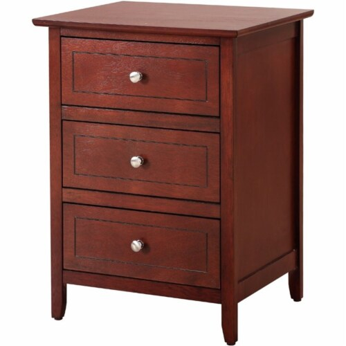 Glory Furniture Daniel 3 Drawer Nightstand In Cherry, 1 - Kroger within Maximizing Small Spaces with Thoughtful Furniture Choices