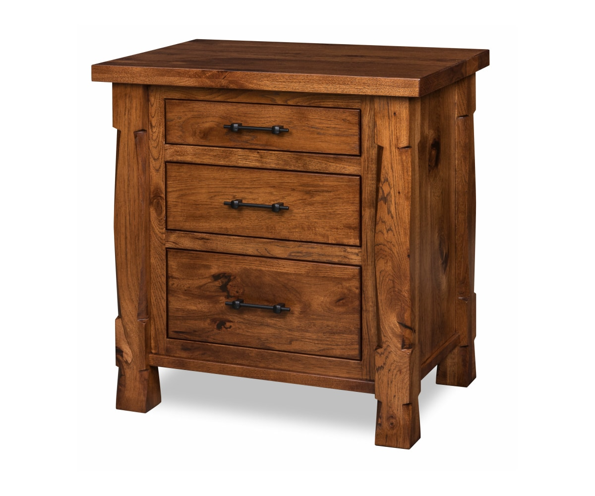 Hand-Crafted Nightstands | The Amish Craftsman regarding Gdf Studio Vintage Hand-Crafted Line Wood Nightstand