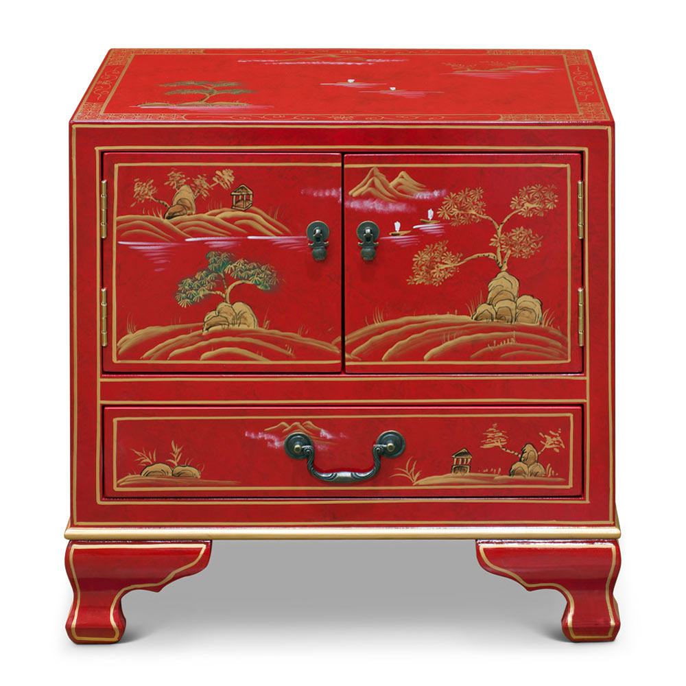 Mastering the Techniques Behind Hand Painted Chinoiseries on Oriental Accent Furniture