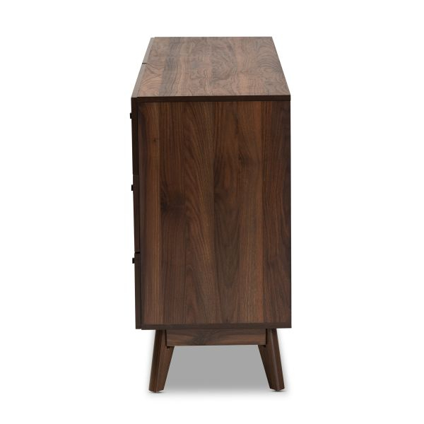 Hartman Mid-Century Modern Walnut Brown Finished Wood 6-Drawer Dresser regarding Creating Harmony in Home Decor Through Thoughtful Walnut Brown Dresser Selection