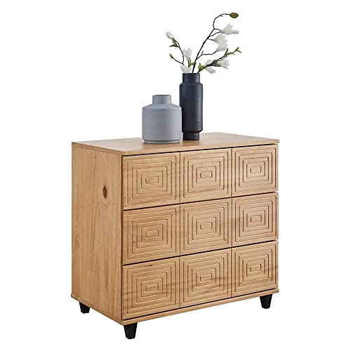 I Tested The Durability And Beauty Of A Solid Wood 3 Drawer Nightstand ... intended for Manal Contemporary Multi-Colored 3-Drawer Nightstand