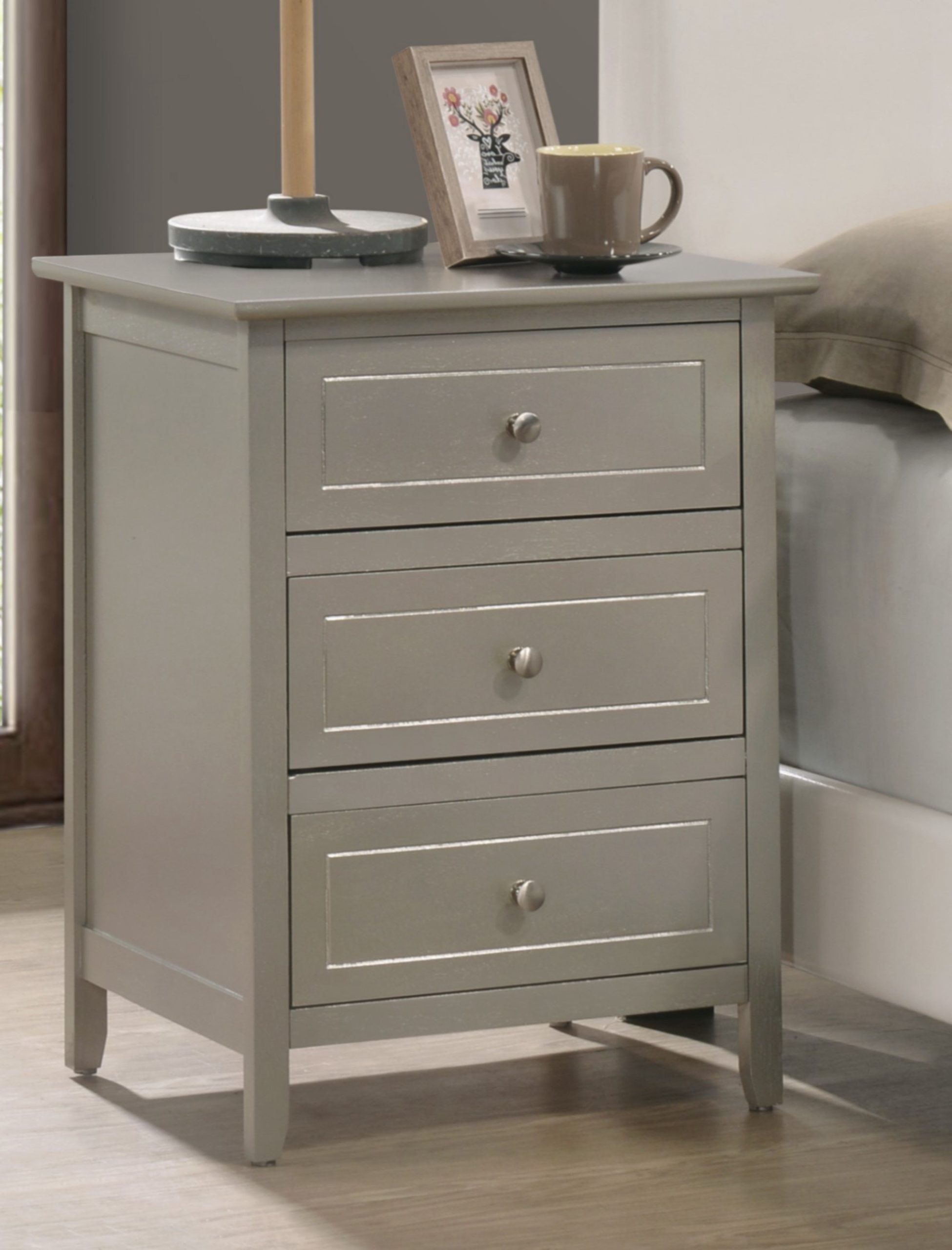 Lark Manor Glory Furniture Daniel 3 Drawer Nightstand , Cappuccino ... for Understanding the Design Philosophy Behind Modern Nightstands