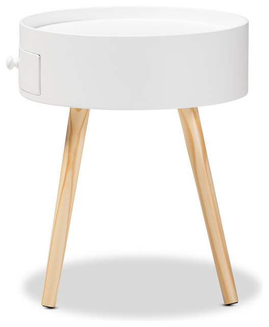Leah Mid-Century Modern 1-Drawer Wood Nightstand - Midcentury ... for Timeless Design Principles Behind Classic Wooden Furniture