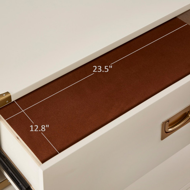 Loretta Gold Finish Wood 3-Drawer Nightstand - Transitional ... throughout Loretta Gold Finish Wood 3-Drawer Nightstand, Espresso