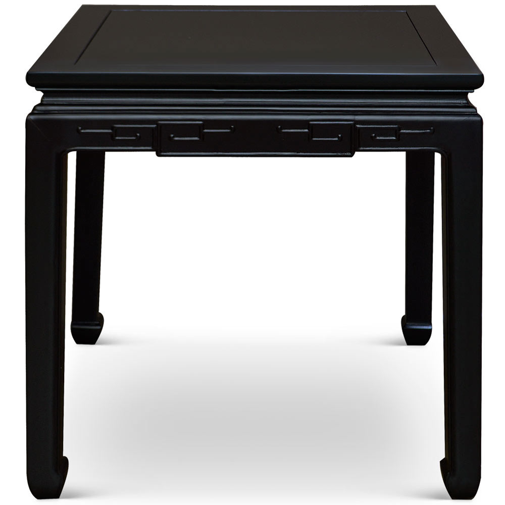 Matte Black Elmwood Chinese Lamp Table regarding The Craftsmanship Secrets of Chinese Ming Period Furniture Making