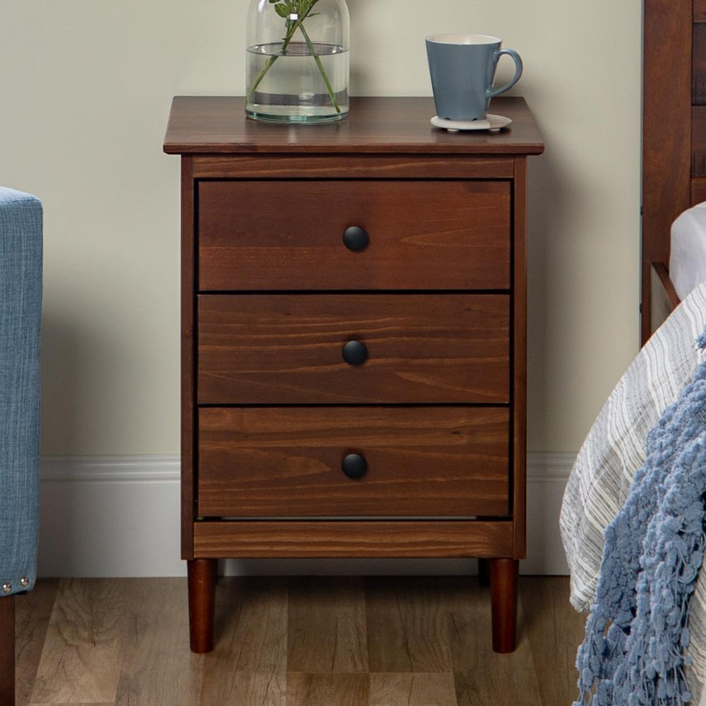 Mid Century Modern 3 Drawer Nightstand – Warehouse Of Ideas inside Understanding the timeless appeal of midcentury nightstands