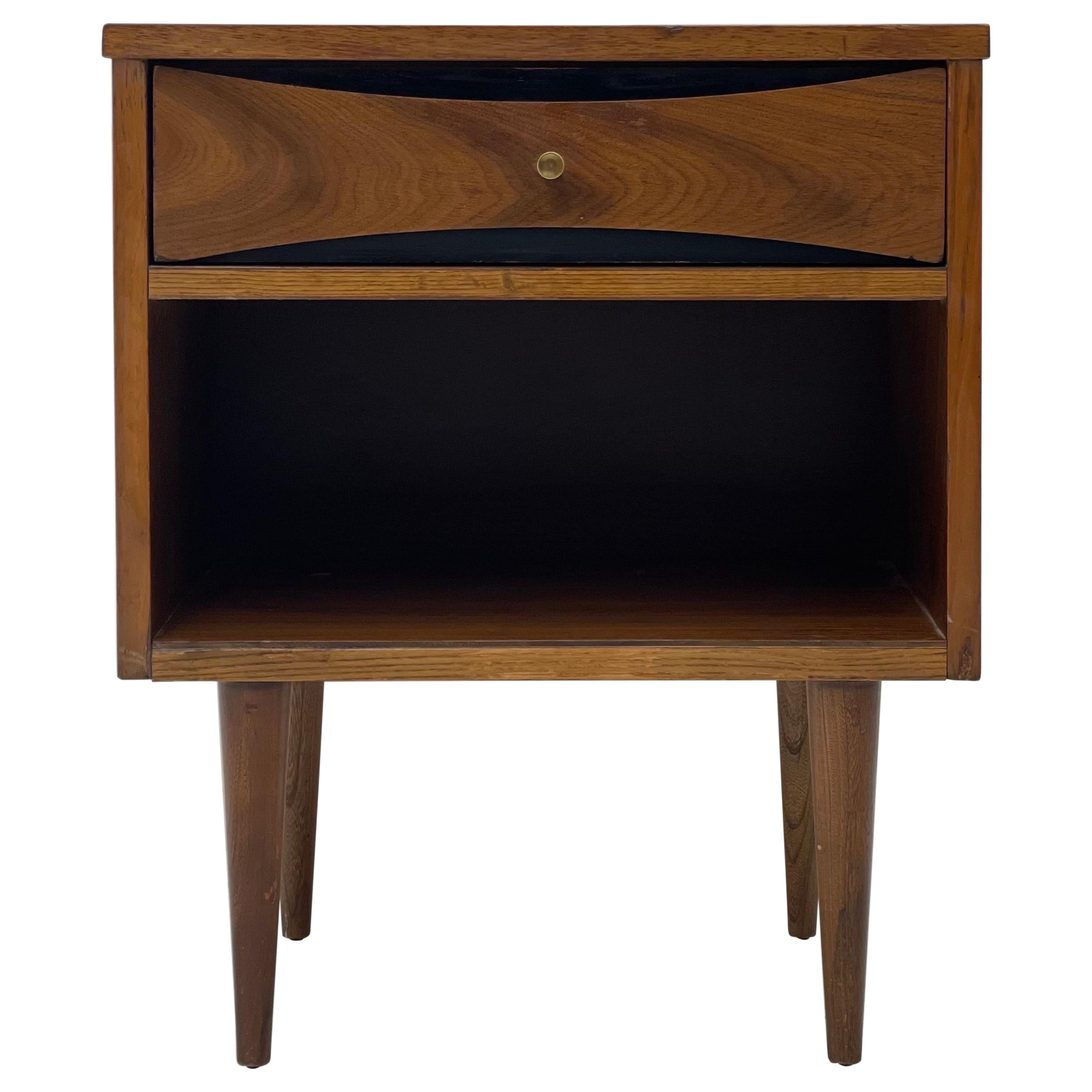 Mid Century Modern Side Table With Drawers At Gladys Starr Blog inside Creating Harmony with Mid Century One Drawer Side Table Wood Light Walnut in Interior Spaces