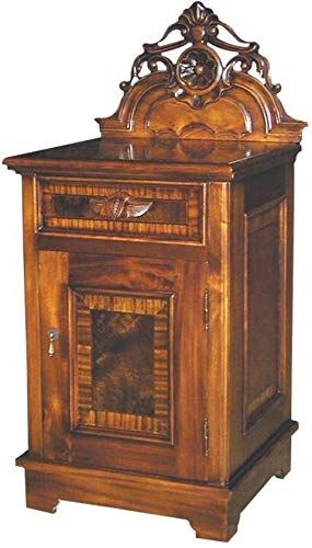 The craftsmanship behind victorian nightstands with carved mahogany and burl inlay