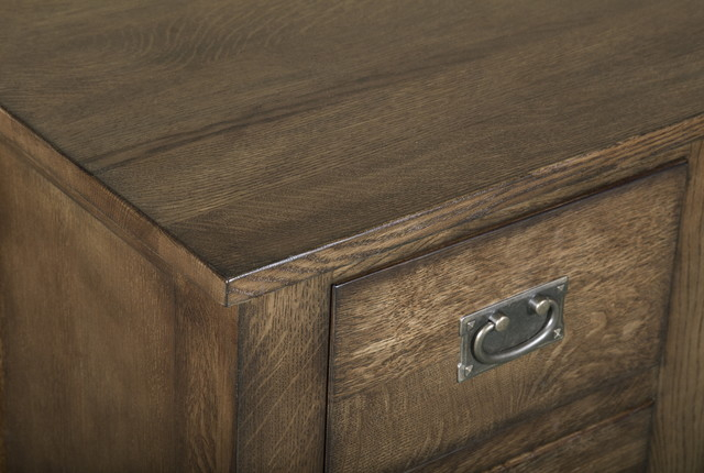 Mission Quarter Sawn White Oak 3-Drawer Nightstand, End Table ... throughout Mission Quarter Sawn White Oak 3-Drawer Nightstand, End Table - Mc