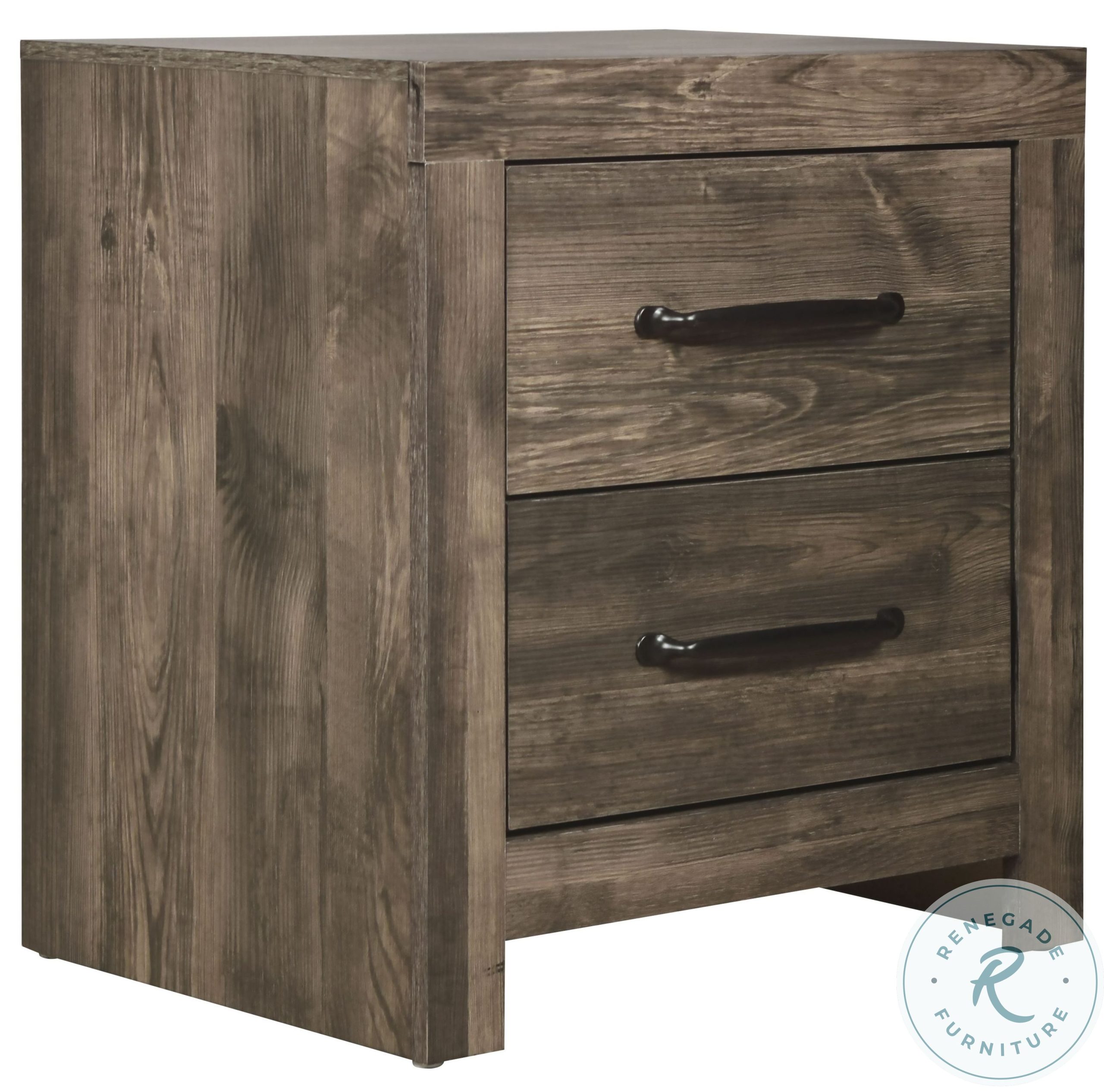 Misty Lodge Greige Nightstand From New Classic | Coleman Furniture with regard to Solid wood versus engineered materials in bedroom furniture construction