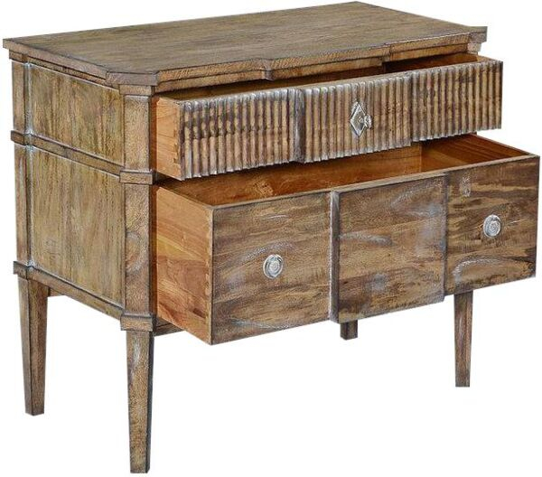 Creating Warmth with Distressed Solid Wood Bedroom Pieces