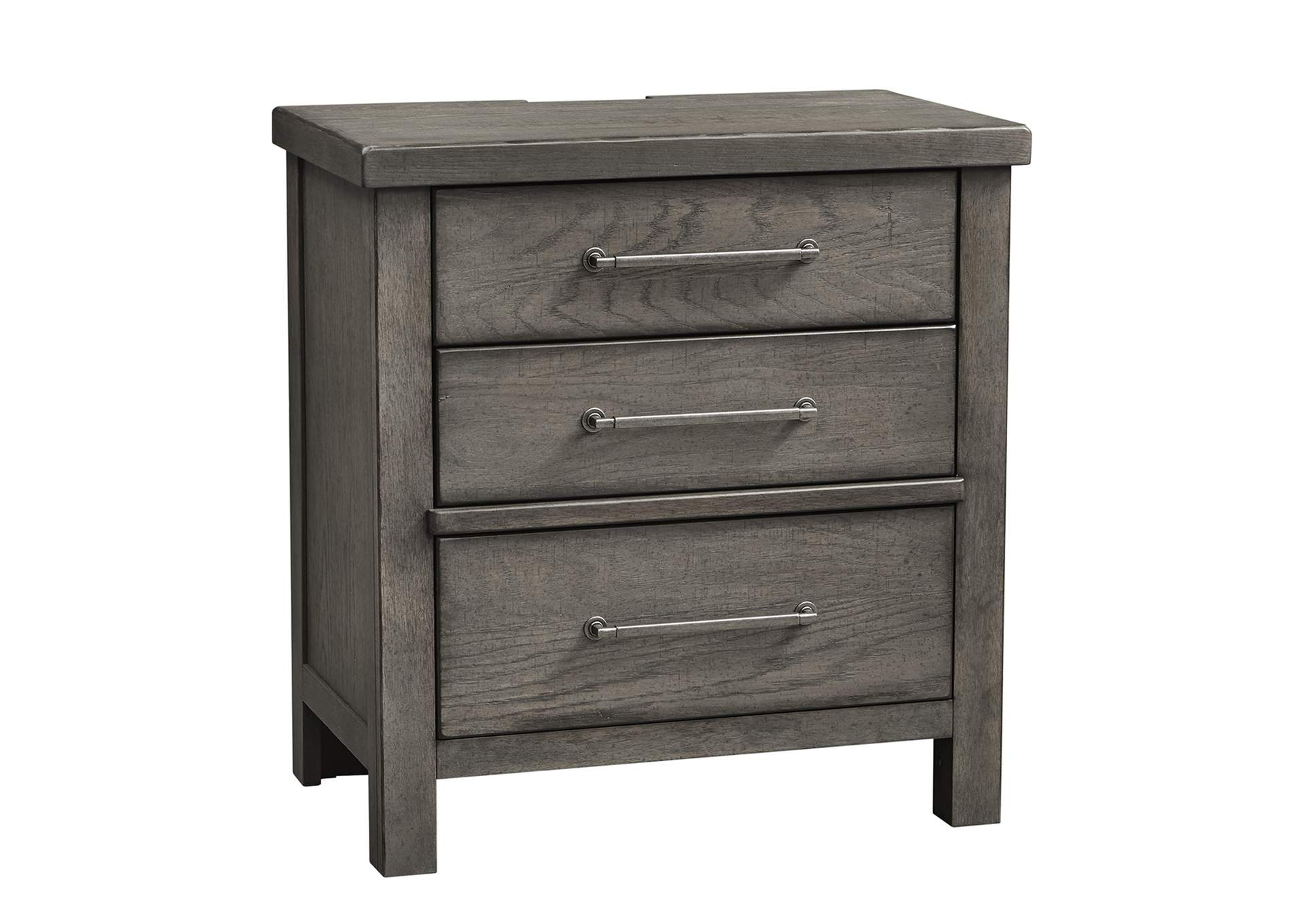 Modern Farmhouse 3 Drawer Nightstand with regard to Transforming Bedroom Spaces with Modern Farmhouse Nightstand Styles