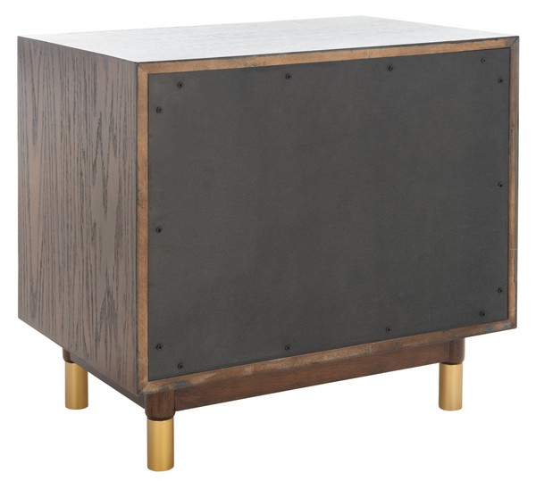 Nst6402C Nightstands - Furniture By Safavieh inside Safavieh Justice 2 Drawer Nightstand Walnut/White Washed