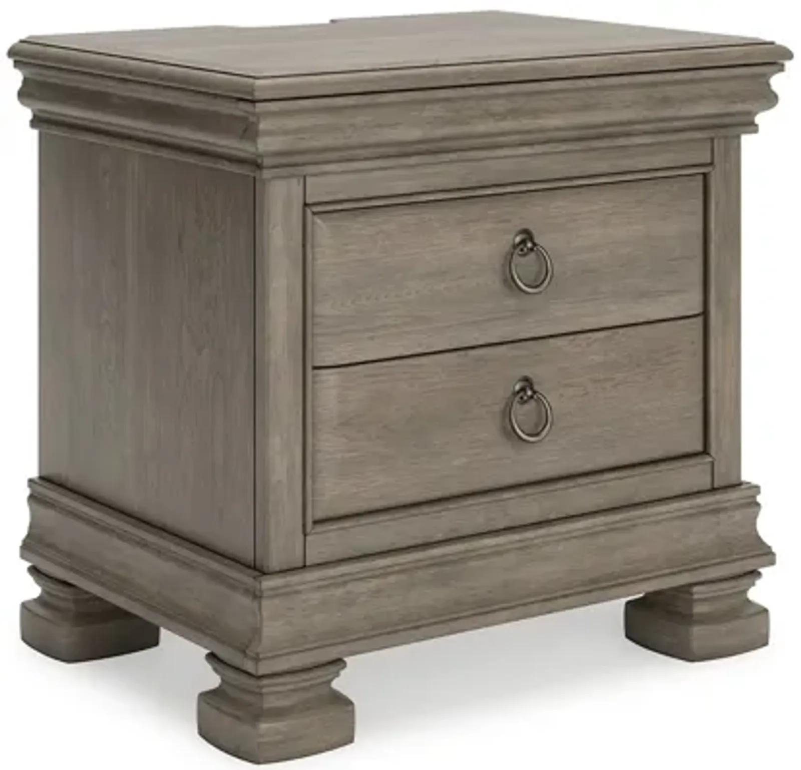Orny Nightstand, 3 Drawer, 28 Inch, Light Gray Solid Hardwood Finish ... within Benzara Bm182979 Finely Designed Solid Wood Nightstand