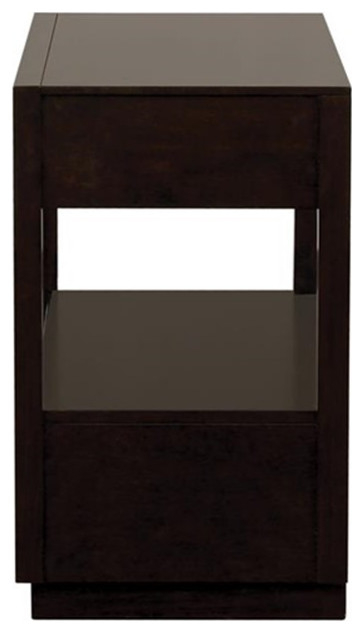 Pemberly Row 2-Drawer Modern Wood Nightstand In Brown Finish ... for Coaster Durango 2-Drawer Modern Wood Nightstand In Brown Finish