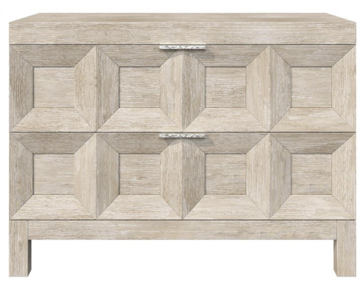 Prado Nightstand | Bernhardt | Chanintr for Bernhardt Prado Nightstand, Porcini And Bright Graphite Finishes