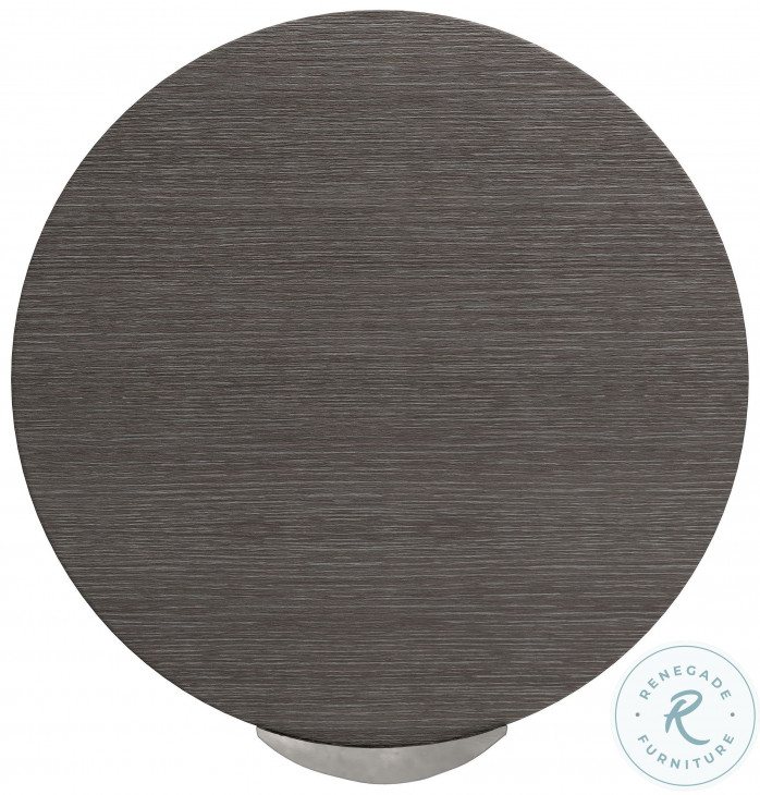 Prado Porcini And Bright Graphite Accent Table From Bernhardt Furniture ... in The Craftsmanship Behind Bernhardt Prado Nightstand Excellence