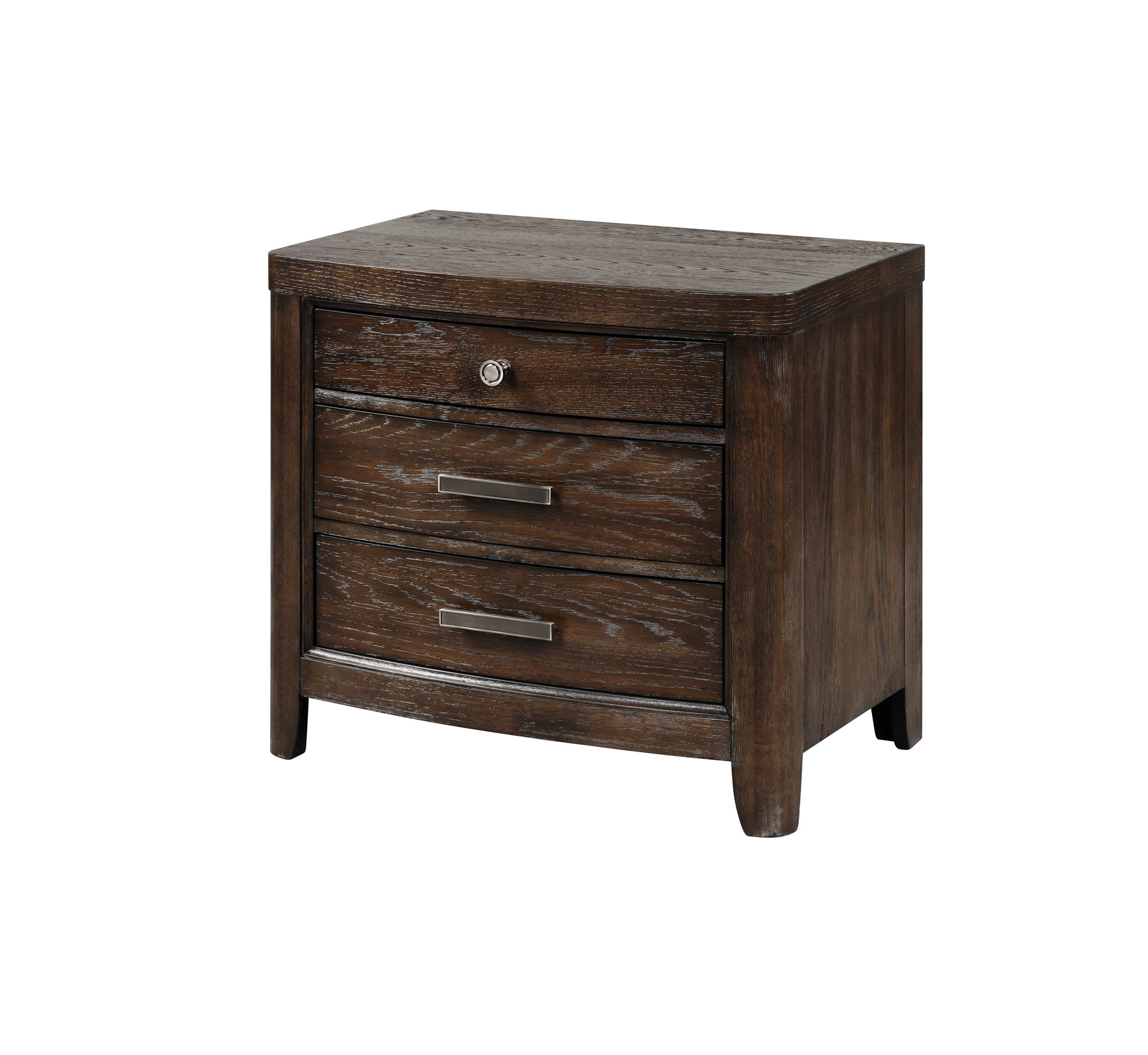 Red Barrel Studio® Two-Drawer Antique Brown Nightstand | Wayfair regarding Britanica Nightstand Secrets I Wish I'd Known Before Buying