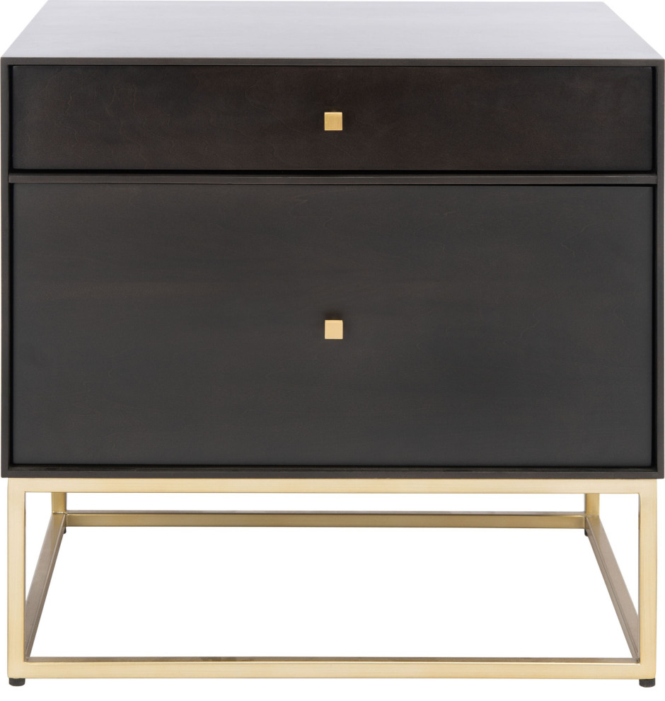 Safavieh Couture Adelyn 2 Drawer Nightstand - Contemporary ... with regard to Understanding the craftsmanship behind Safavieh Couture Shelbie nightstands