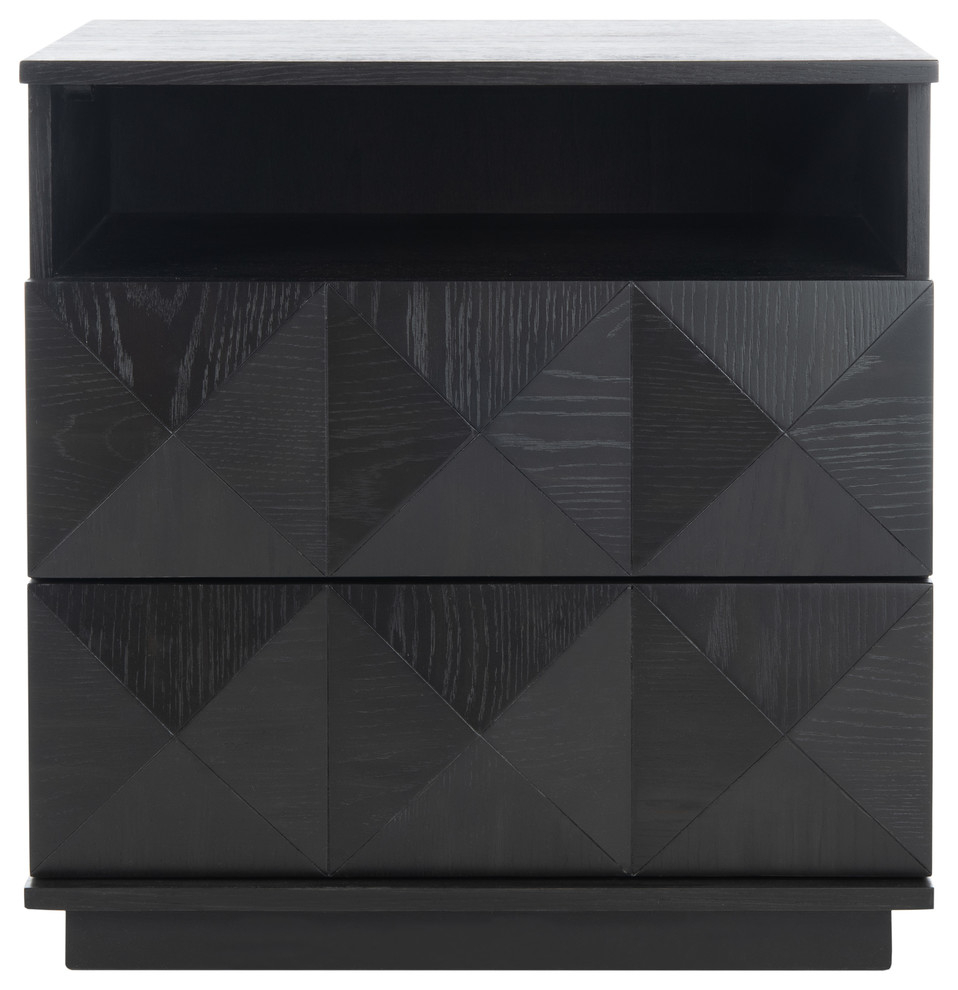 Safavieh Couture Patty 2 Drawer Nightstand, #N/A - Transitional ... in Balancing form and function in bedroom storage solutions